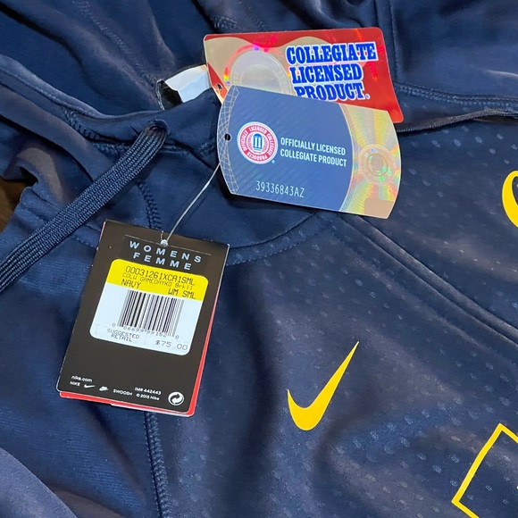 2015 WOMENS NIKE THERMA-FIT CAL CALIFORNIA BERKELEY BEARS KO ZIP HOODIE SZ SMALL - Picture 8 of 11